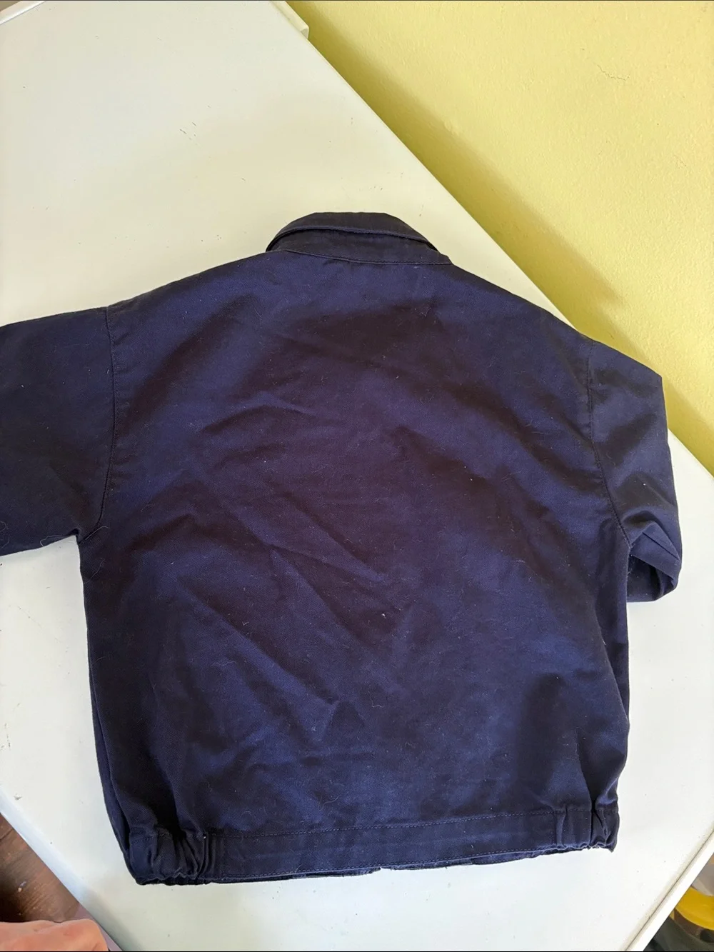 Ralph Lauren Navy Cotton Twill Unlined Jacket Size 3T